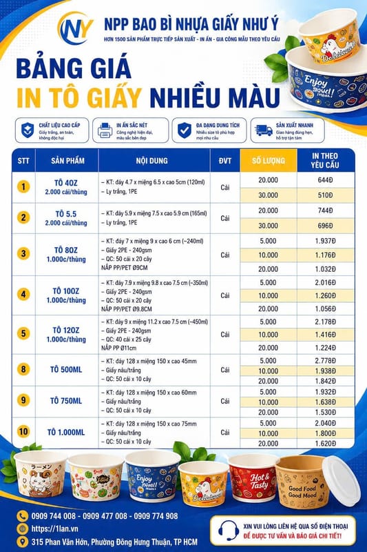 DỊCH VỤ IN FULL MÀU TÔ GIẤY | Template - Mẫu thiết kế - Dịch vụ thiết kế | Mã DVSILKPRINT