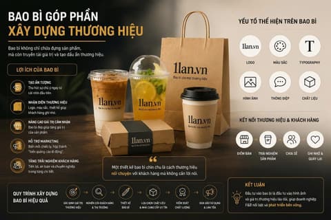 Bao bì góp phần xây dựng thương hiệu như thế nào? | Tổng kho phân phối đồ dùng 1 lần 1lan.vn