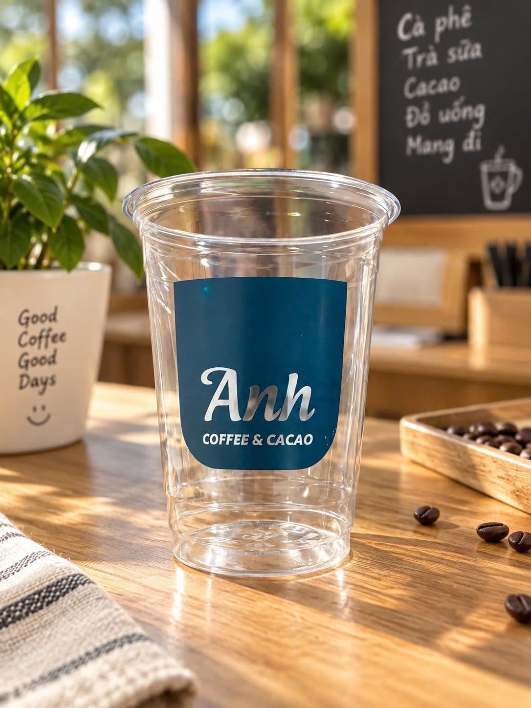 Ly Nhựa PET Cho Quán Trà Sữa, Cà Phê