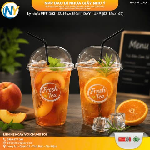 Matcha Latte 710ml mang đi với Ly nhựa PET- miệng ly D98- 24oz (710ml) - DÀY- (UKP) | Tổng kho phân phối đồ dùng 1 lần 1lan.vn