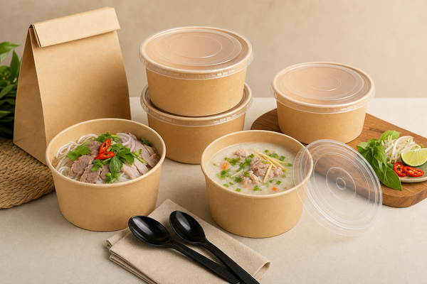 Combo tô giấy D150 cho món nước