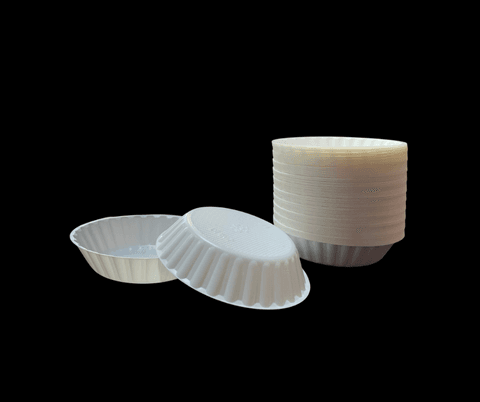 Chén đựng tương size trung, đường kính 6cm (507 )- Trắng đục (100 cái/ lốc -14.000 cái/bao) | CHÉN NHỰA | Mã HHCE007_03 | Tổng kho phân phối đồ dùng 1 lần 1lan.vn