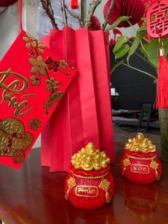Hũ túi vàng sứ để bàn thần tài (Phúc) - ảnh 5