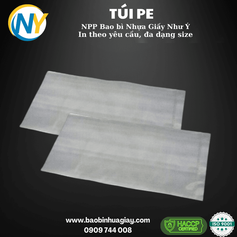 Túi PE 10*18 ( ngang 10cm x dài 18cm ) ( 10kg / bao ) | TÚI  PE | Mã HHTU002_03