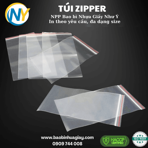 Túi Zipper 12x20 | TÚI ZIPPER | Mã HHTU004_20 | Tổng kho phân phối đồ dùng 1 lần 1lan.vn