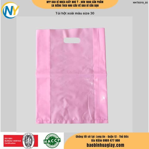 Túi hột xoài màu size 30x42 (x8) | TÚI XOÀI | Mã HHTX019_05 | Tổng kho phân phối đồ dùng 1 lần 1lan.vn