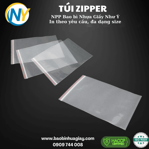 Túi Zipper 16*23 | TÚI ZIPPER | Mã HHTU004_09 | Tổng kho phân phối đồ dùng 1 lần 1lan.vn