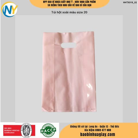 Túi hột xoài màu size 20x30 (x8) | TÚI XOÀI | Mã HHTX019_02 | Tổng kho phân phối đồ dùng 1 lần 1lan.vn