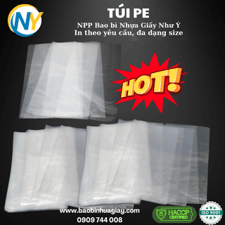 Túi PE 7*14 ( ngang 7cm x dài 14cm ) ( 10KG / BAO ) - ảnh 3