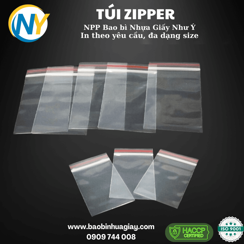 Túi Zipper 5*7 (X8) | TÚI ZIPPER | Mã HHTU004_02