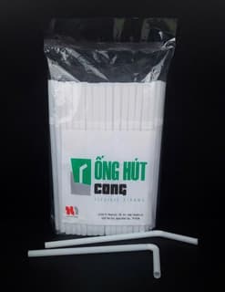 Ống cong trắng phi D8 - ảnh 1