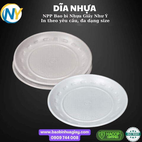 Dĩa nhựa bánh kem đường kính 14cm (46) (THH) (50 cái/lốc - 4.000 cái/bao) | TÔ-CHÉN-DĨA-KHAY NHỰA XỐP - DĨA BÁNH KEM | Mã HHDI006_01 | Tổng kho phân phối đồ dùng 1 lần 1lan.vn