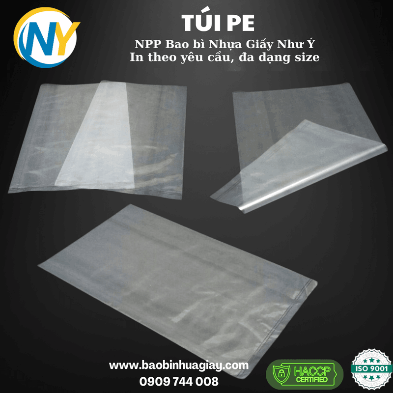 Túi PE 16*26 ( Túi đựng nước lèo, đựng canh ) ( 10kg / bao) | TÚI  PE | Mã HHTU002_12
