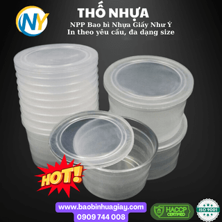 Thố nhựa VP 550ml - Dày (Thố A) - ảnh 4