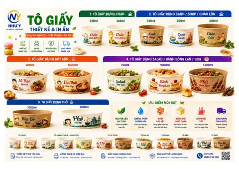 Dịch vụ in full màu tô giấy | Template - Mẫu thiết kế - Dịch vụ thiết kế | Mã PRD-6D99E60637 | Tổng kho phân phối đồ dùng 1 lần 1lan.vn