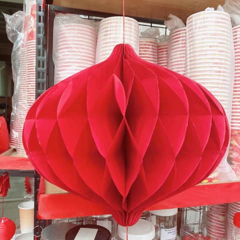 Cầu giấy xếp loại to 30cm | Phụ Kiện Decor trang trí | Mã DECORTET018_01 | Tổng kho phân phối đồ dùng 1 lần 1lan.vn