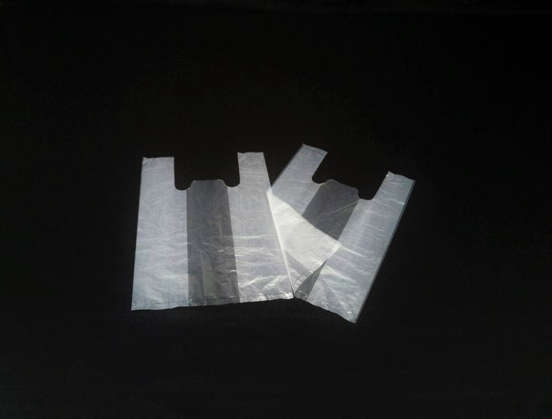 Túi xốp 2 quai ZIN Trắng Mỏng - Size 24 (Túi đựng 2kg) | TÚI XỐP | Mã HHTX013_02_04