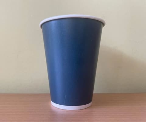 Ly giấy D90 - 12oz (2PE) (260gsm) (BL - In 1 màu) - Xanh KTN (cổ vịt) (G2A7) | LY GIẤY | Mã TPCP039_05_01_02 | Tổng kho phân phối đồ dùng 1 lần 1lan.vn