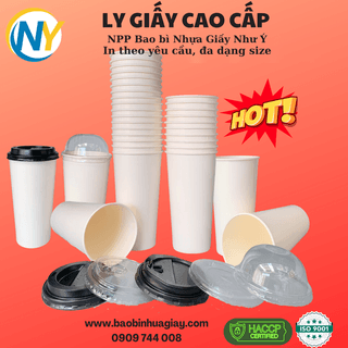 Ly giấy D90 - 20oz (2PE) - Dày (287) (BL) - 500 cái/thùng - ảnh 3