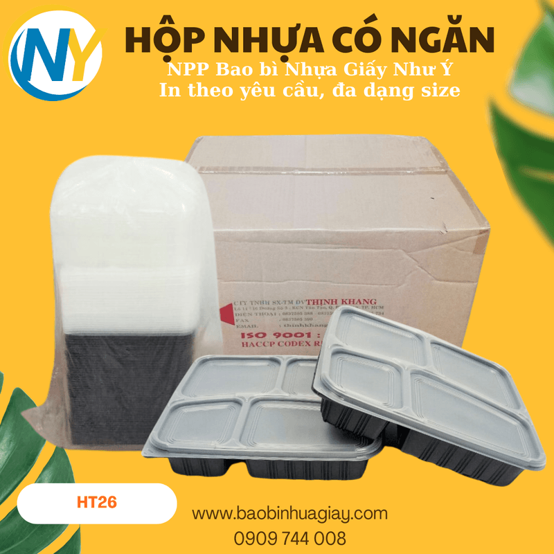 Hộp nhựa HT26(PPT đen)