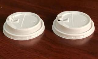 Nắp nhựa uống trực tiếp NÚT BẬT PP90 (TRẮNG) (TTK) (1.000 cái/thùng) (nắp ly giấy) - ảnh 1