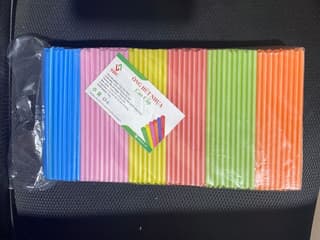 Ống hút nhọn mía màu D6- dài 18cm (500g/gói-5kg/cây) - ảnh 1