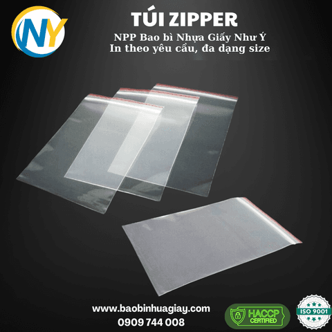 Túi zipper 13*18 | TÚI ZIPPER | Mã HHTU004_19 | Tổng kho phân phối đồ dùng 1 lần 1lan.vn