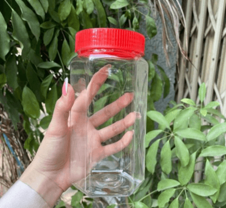 Hũ nhựa cao cấp 900ml - Nắp nhôm bạc phi 89 (42 hũ/lốc - 210 hũ/thùng) | HŨ NHỰA - CHAI NHỰA | Mã HHHU005_03 | Tổng kho phân phối đồ dùng 1 lần 1lan.vn