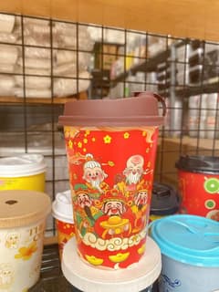 Ly giấy in sẵn D90-16oz - TẾT (16oz-1- PHÚC LỘC THỌ) (PT) (1.000 cái/thùng) - ảnh 2