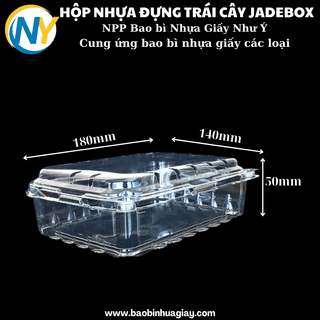 Hộp nhựa PET đựng trái cây P500CX (JB (Jadebox)-500 cái/thùng) - ảnh 4