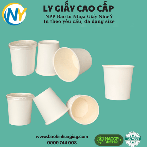 Ly giấy D61 - 4oz (mỏng) (1PE) (BL) - 1000 cái/ thùng | LY GIẤY | Mã TPCP016_01_01 | Tổng kho phân phối đồ dùng 1 lần 1lan.vn