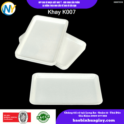 Khay K007 | KHAY XỐP | Mã HHKY016 | Tổng kho phân phối đồ dùng 1 lần 1lan.vn