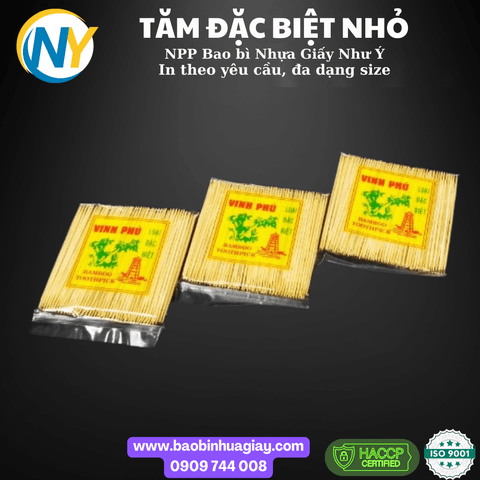 Tăm đặc biệt nhỏ - TLY | ĐŨA - MUỖNG - DAO - NĨA - XIÊN - TĂM - COMBO Muỗng | Mã HHTM007 | Tổng kho phân phối đồ dùng 1 lần 1lan.vn