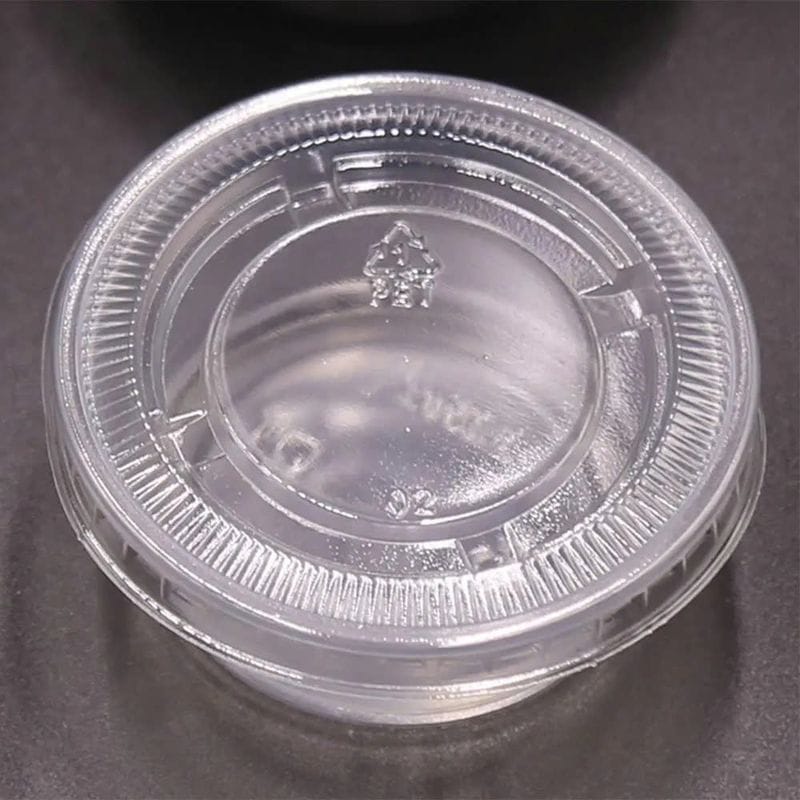 Hộp nước sốt PP trong 2oz (60ml) (nắp PET) (TTK )(100 bộ/ lốc - 2.000 bộ/thùng) | HỘP SỐT - HŨ ĐỰNG TOPPING - HŨ TƯƠNG - CHÉN TƯƠNG | Mã HHHS004_02