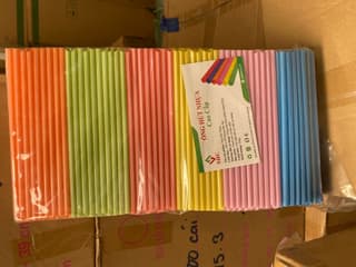 Ống hút nhọn mía màu D6- dài 18cm (500g/gói-5kg/cây) - ảnh 5