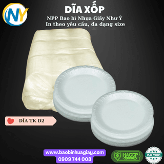 Dĩa xốp tròn 18cm TK D2 (200 cái/lốc - 1.600 cái/kiện) - ảnh 7