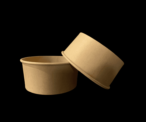 Tô giấy kraft Nâu D165-1300ml (NK)(300 cái/thùng trơn) (Nắp PP 165 - HHNT010) | TÔ GIẤY - TÔ CHÁO - TÔ PHỞ TÔ ĐỰNG MÓN NƯỚC - NẮP TÔ GIẤY | Mã HHTG009_02_01 | Tổng kho phân phối đồ dùng 1 lần 1lan.vn