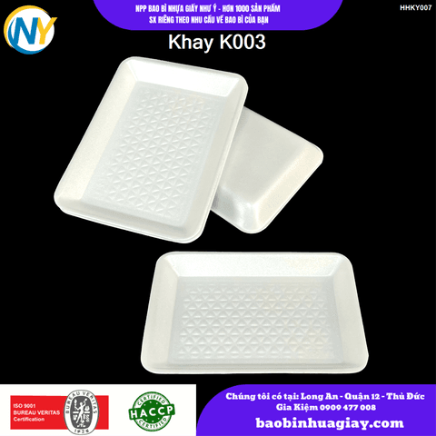 Khay K003 | KHAY XỐP | Mã HHKY007 | Tổng kho phân phối đồ dùng 1 lần 1lan.vn