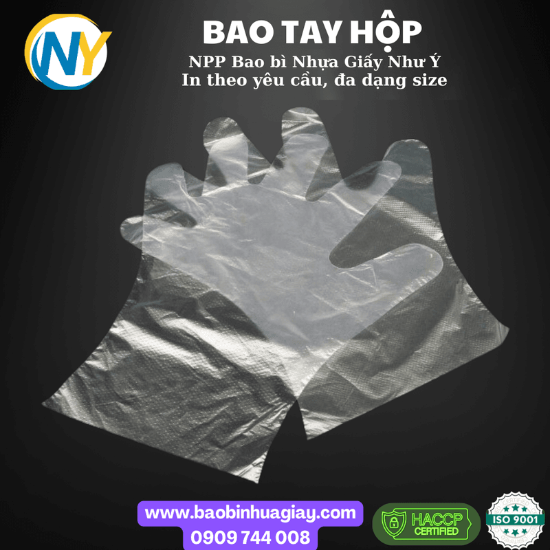 Bao tay cao cấp (100 cái/ hộp - 100 hộp/thùng) | HÀNG TIÊU DÙNG - VỆ SINH - TẨY RỬA | Mã HHBT001