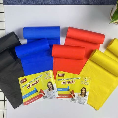 Rác cuộn 3 màu - Cực Đại Đen (Đệ Nhất) (25kg/bao) | Gia dụng thiết yếu shop | Mã HHTX009_08 | Tổng kho phân phối đồ dùng 1 lần 1lan.vn