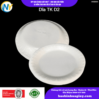 Dĩa xốp tròn 18cm TK D2 (200 cái/lốc - 1.600 cái/kiện) - ảnh 2