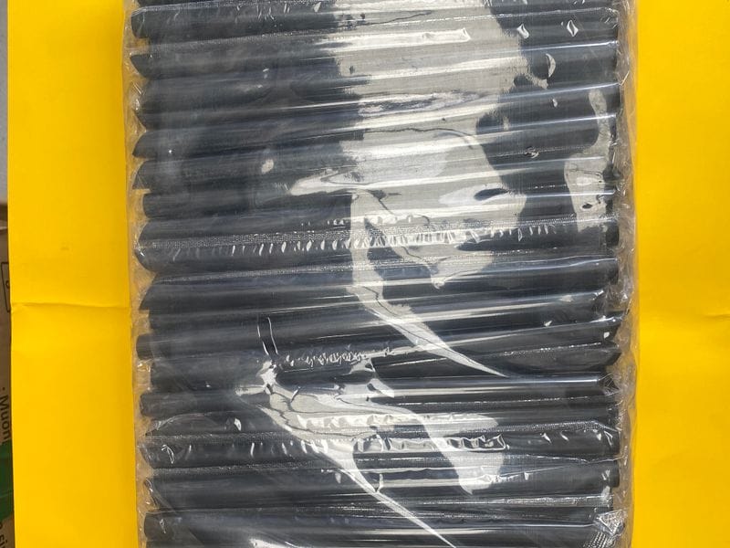 Ống nhọn ZIN ĐEN bọc màng BOPP D12x21cm (500g/gói-5kg/cây) | ỐNG HÚT - ỐNG THẲNG/CONG/NHỌN - BỌC MÀNG BOPP | Mã HHOG004_05