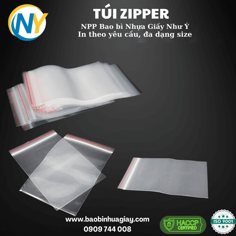 Túi Zipper 11*16 | TÚI ZIPPER | Mã HHTU004_07 | Tổng kho phân phối đồ dùng 1 lần 1lan.vn