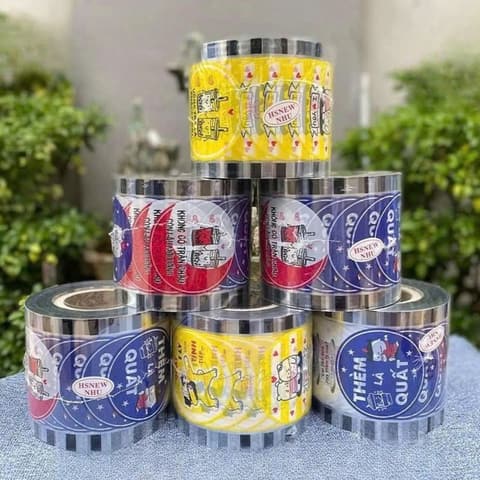 Cuộn màng ép ly 1.9kg - In sẵn (Thèm là quất- Mẫu 822) (12 cuộn/thùng) (X8) | CUỘN MÀNG ÉP LY | Mã HHPE001_11 | Tổng kho phân phối đồ dùng 1 lần 1lan.vn