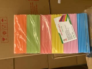 Ống hút nhọn mía màu D6- dài 18cm (500g/gói-5kg/cây) - ảnh 4