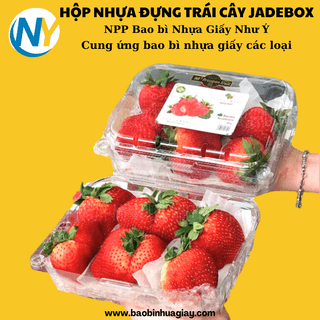 Hộp nhựa PET đựng trái cây P500CX (JB (Jadebox)-500 cái/thùng) - ảnh 2