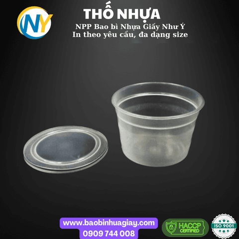 Thố nhựa VP 600ml ( Thố cao) | THỐ NHỰA | Mã HHTH006 | Tổng kho phân phối đồ dùng 1 lần 1lan.vn