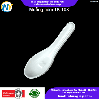 Muỗng cơm TK 108 - Trắng đục  ( 50 cái/gói - 5.000 cái/vĩ ) - ảnh 3