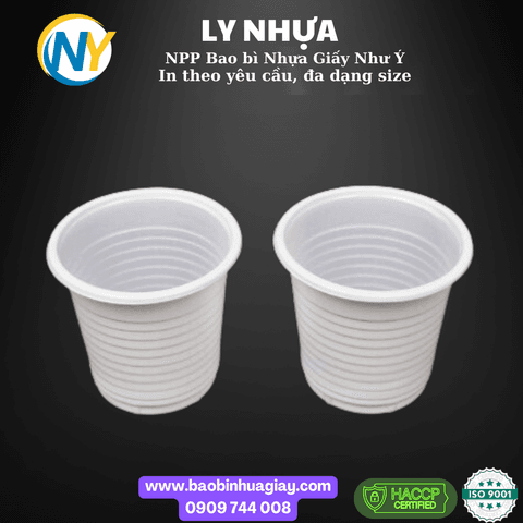Ly TK PP Phi 65 (120ml) đục | LY PP SỌC GÂN - LY PS - LY TRÀ NHỎ - NHA KHOA - SP | Mã HHLY048 | Tổng kho phân phối đồ dùng 1 lần 1lan.vn