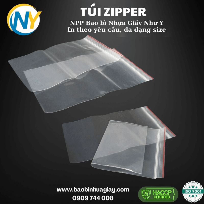 Túi zipper 15*23 (X8) | TÚI ZIPPER | Mã HHTU004_17